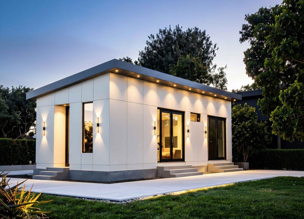 Finished move-in-ready prefab ADU