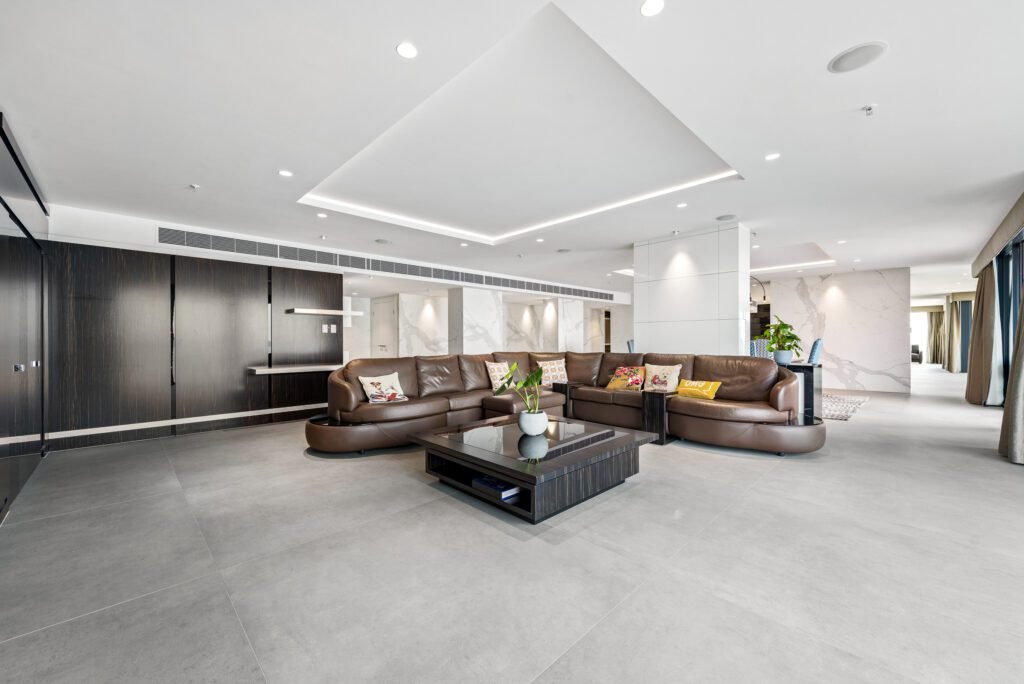 Open, step-free interior designed for an accessible ADU