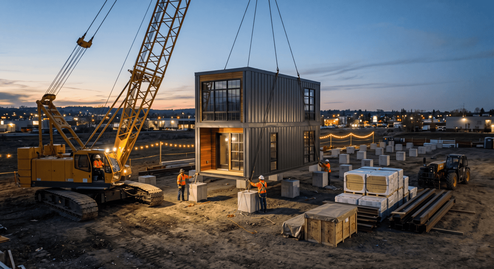 Custom container home built for your lot by Struxa