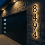 Struxa Custom LED House Number Sign