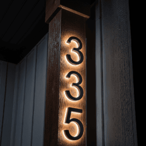 Struxa Custom LED House Number Sign