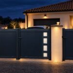 Struxa Modern Flat-Panel Driveway Gate